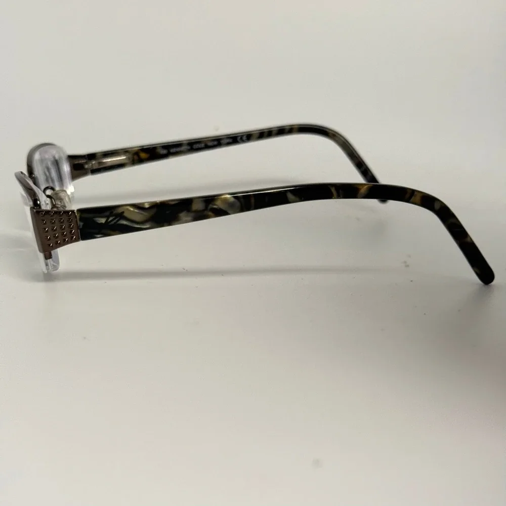Kenneth Cole New York KC0164 048 Brown Tortoise Semi-Rimless Eyeglass Frames